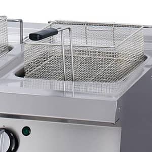Heavy Duty Deep Fryer - 2 x 12L - Double Unit - 70cm Deep - with Drain Tap - Electric — 5