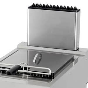 Heavy Duty Deep Fryer - 1 x 12L - Single Unit - 70cm Deep - with Drain Tap - Gas — 5