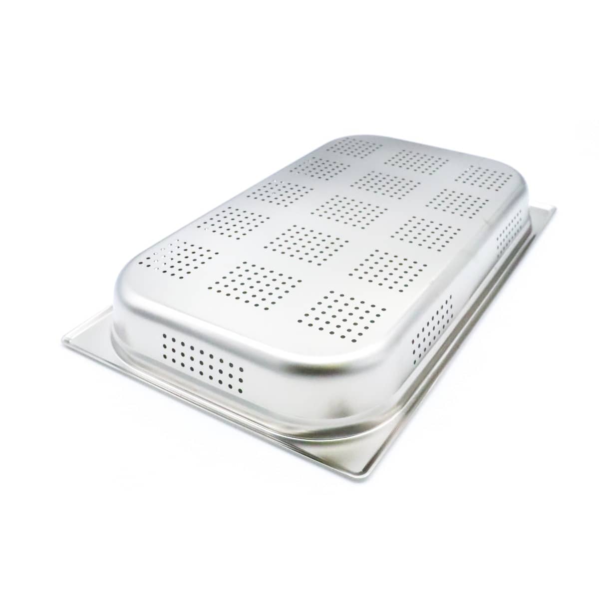 Gastronorm Container - 1/1 GN - 6,5cm Deep - Stainless Steel - Perforated — 2