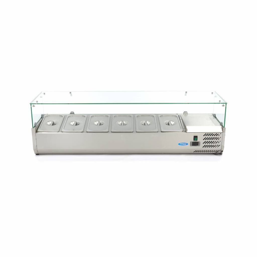 Countertop Prep Fridge - 150cm - Fits 6 x 1/3 GN — 2