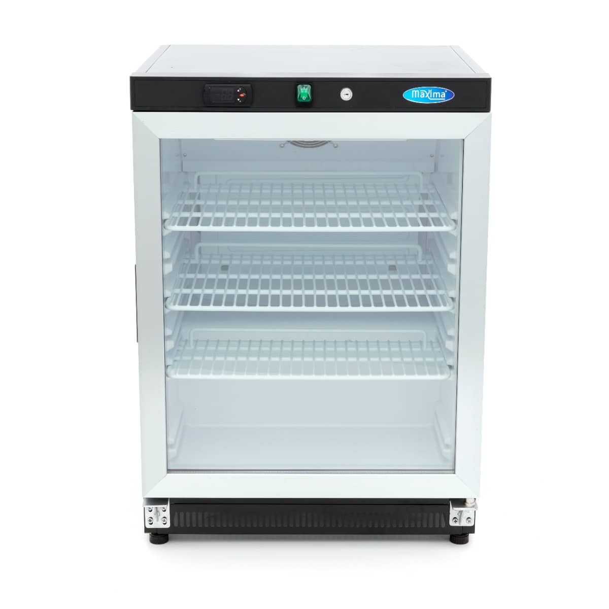 Fridge - 200L - Black - with Glass Door — 2