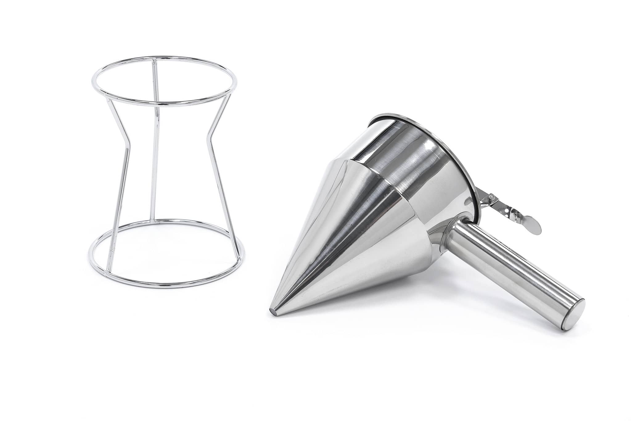 Batter Dispenser - 1,3L - Stainless Steel - incl Dosing Button — 4