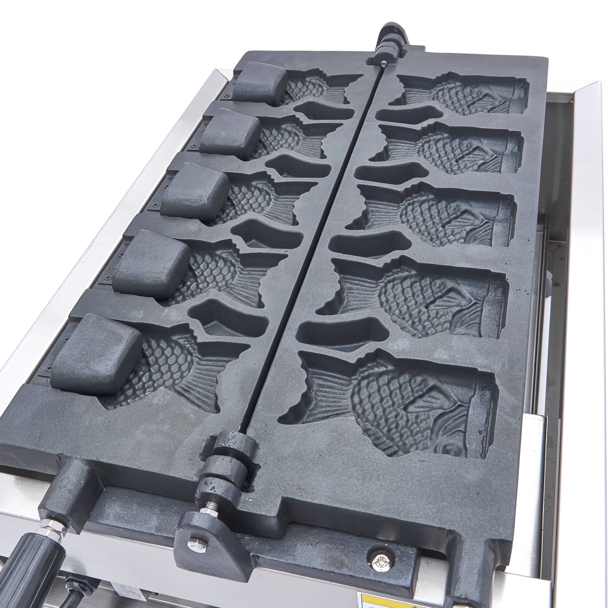 Waffle Maker - 5 Taiyaki / Fish Shapes - Rotatable - Digital — 7