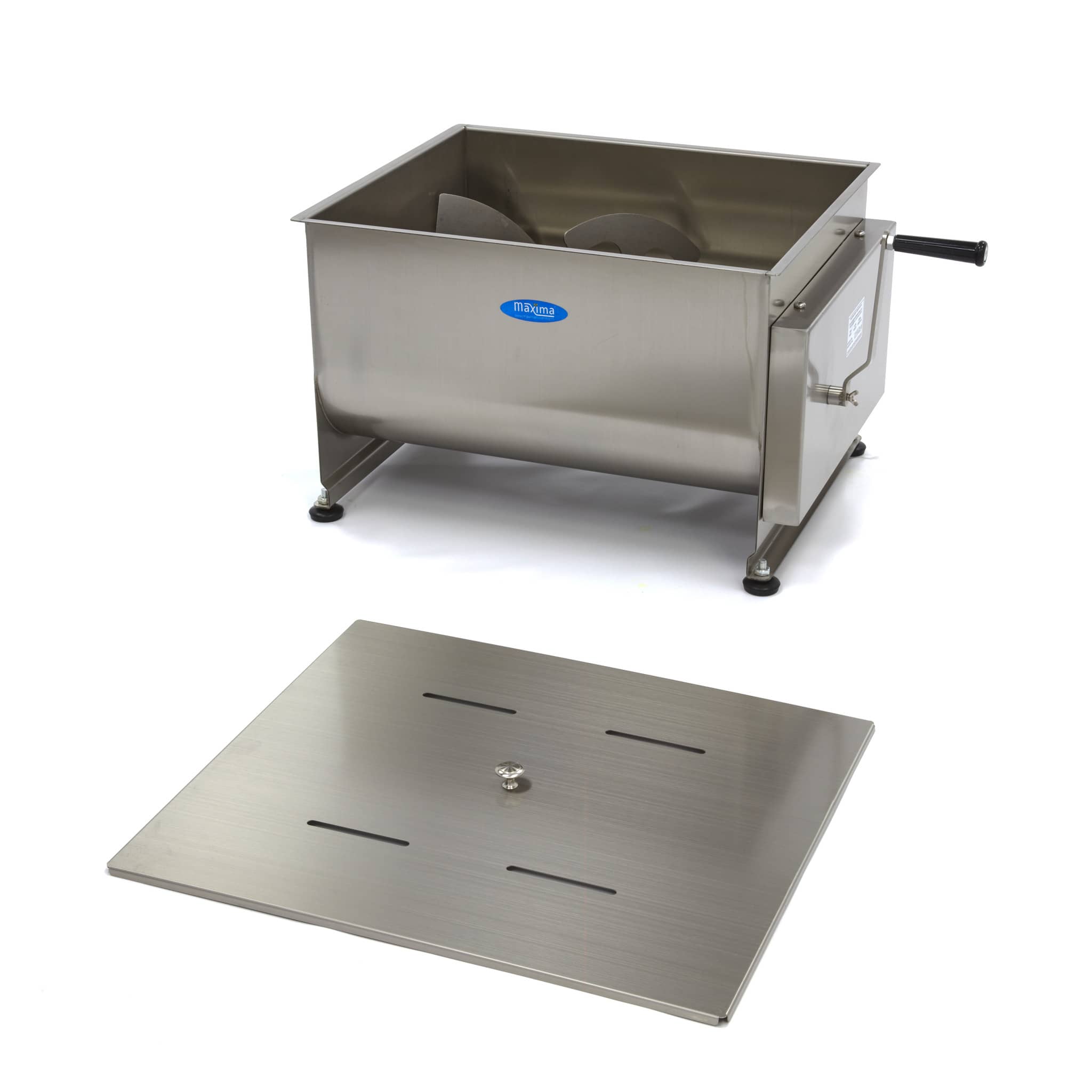 Meat Mixer - 60L - 55kg Meat - Double Axle - Manual — 5