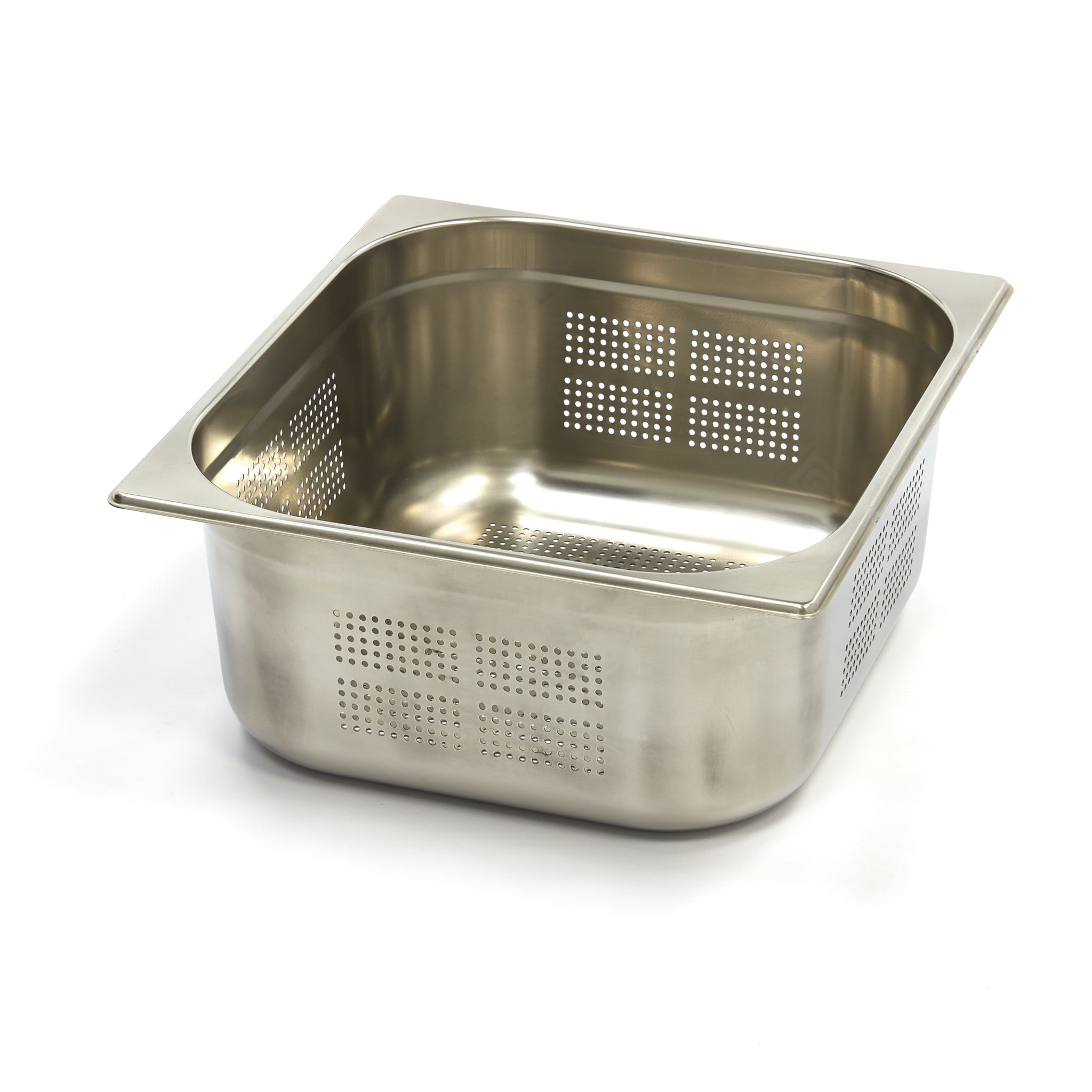 Gastronorm Container - 2/3 GN - 15cm Deep - Stainless Steel - Perforated