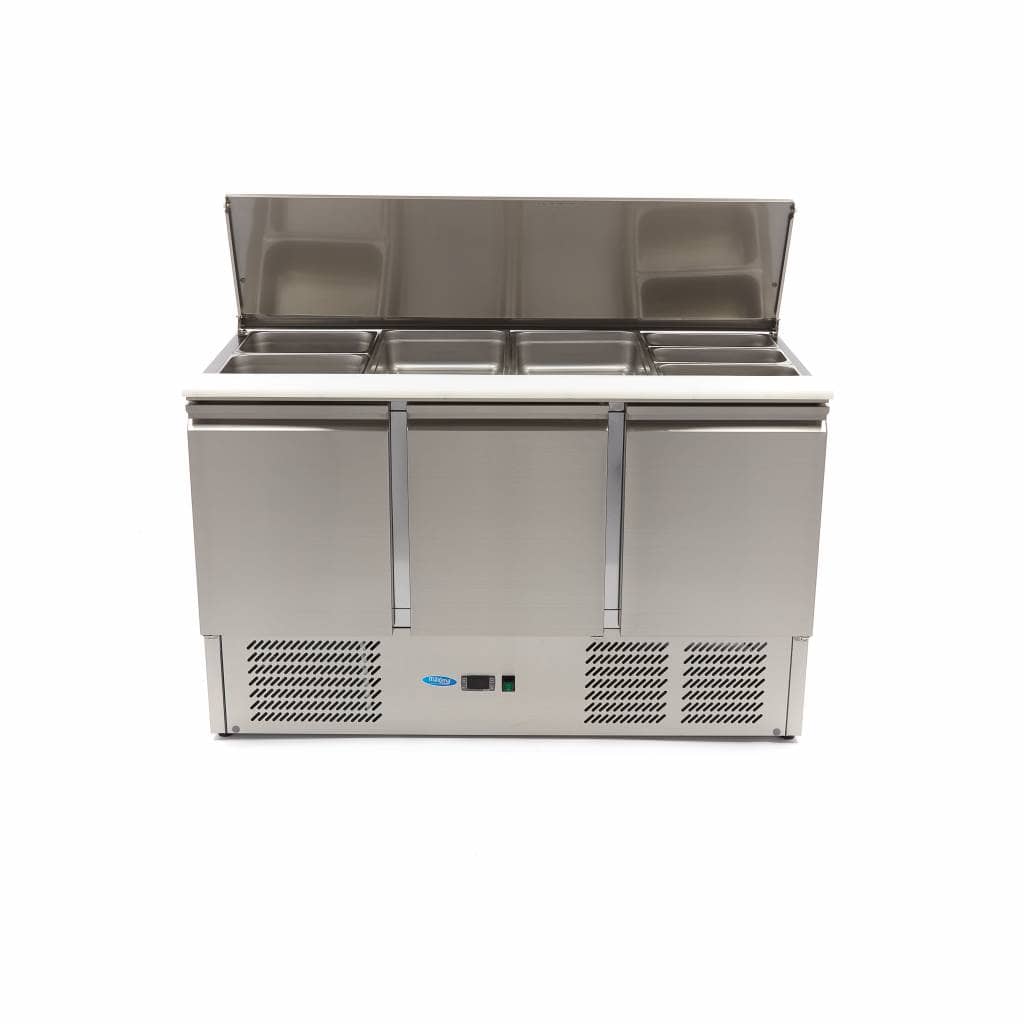Saladette - 400L - 137cm - 3 Doors - incl Cutting Board — 6