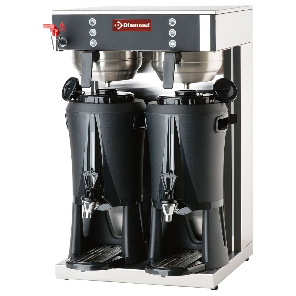 Coffee machine (filter) - 2 containers dispenser 2x2,5 Lit , hot water tap