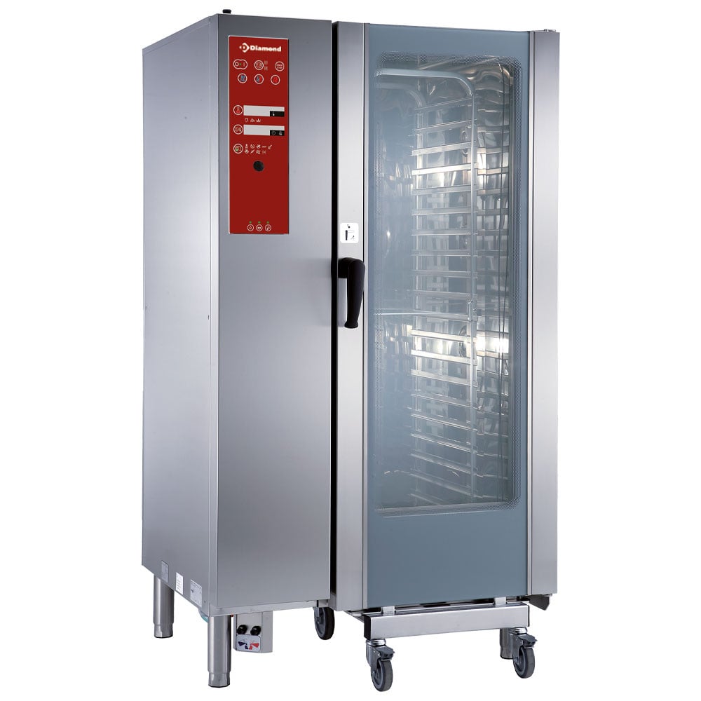 Electric oven boiler steam and convection 20xGN1/1+ Cleaning – Lichidare stoc