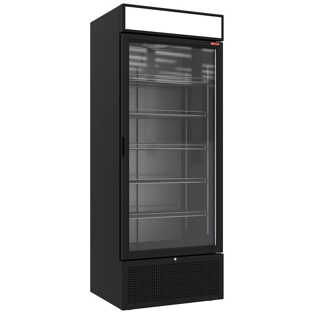 Positive refrigerated display 715 liters BLACK with lightbox – A doua alegere (1)
