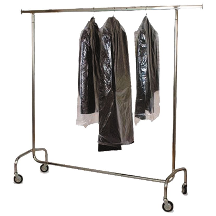 Garment rail chrome-plated
