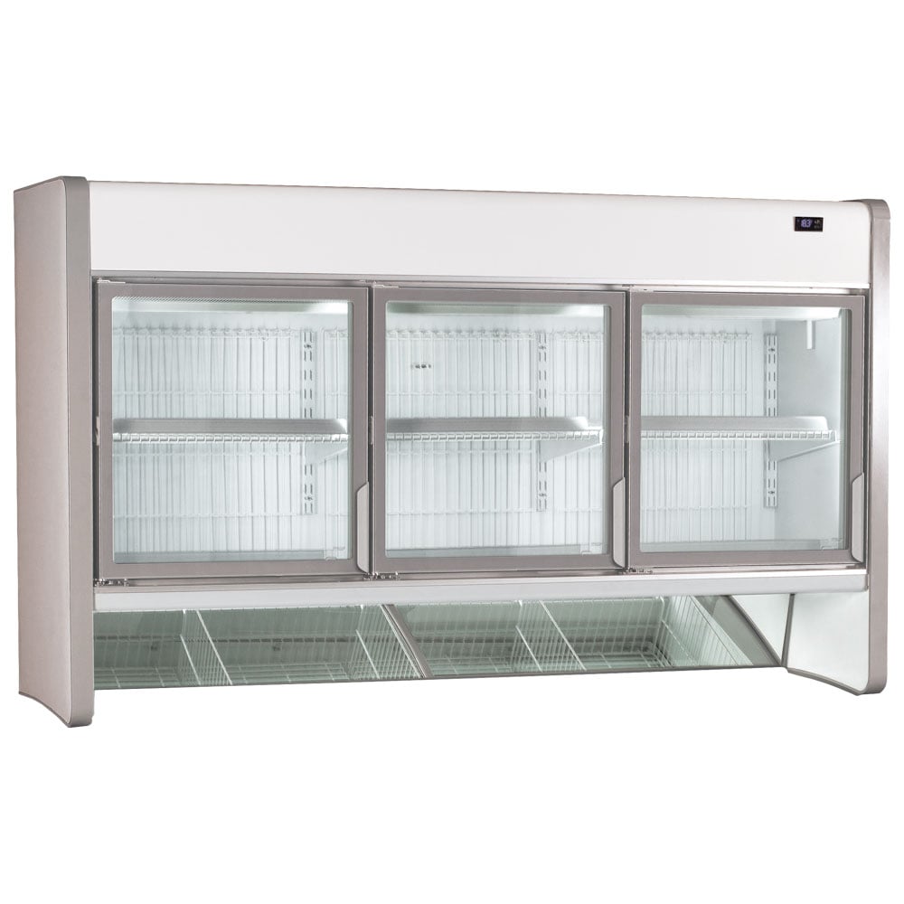 Upper freezer deck 3 glass doors for BCZ0022, -16°/-24°C, 768 (415) litres