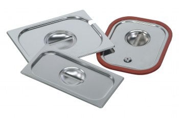 GN lid in stainless steel with gasket, GN 1/3