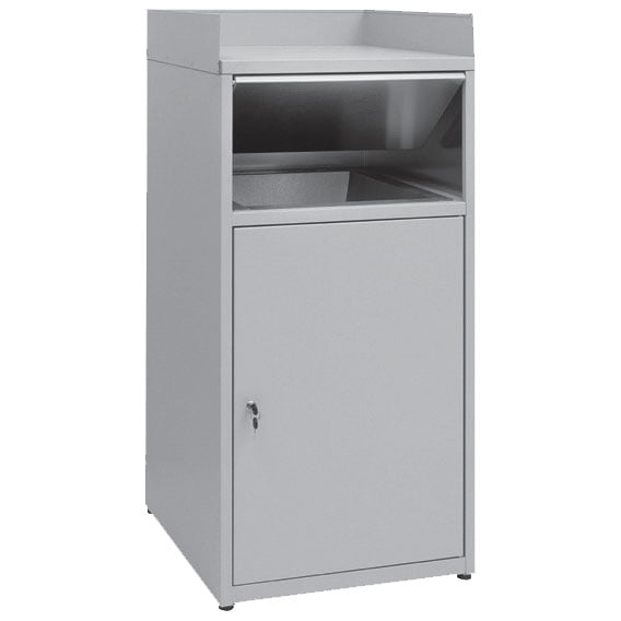 waste bin for empty of fast food tray