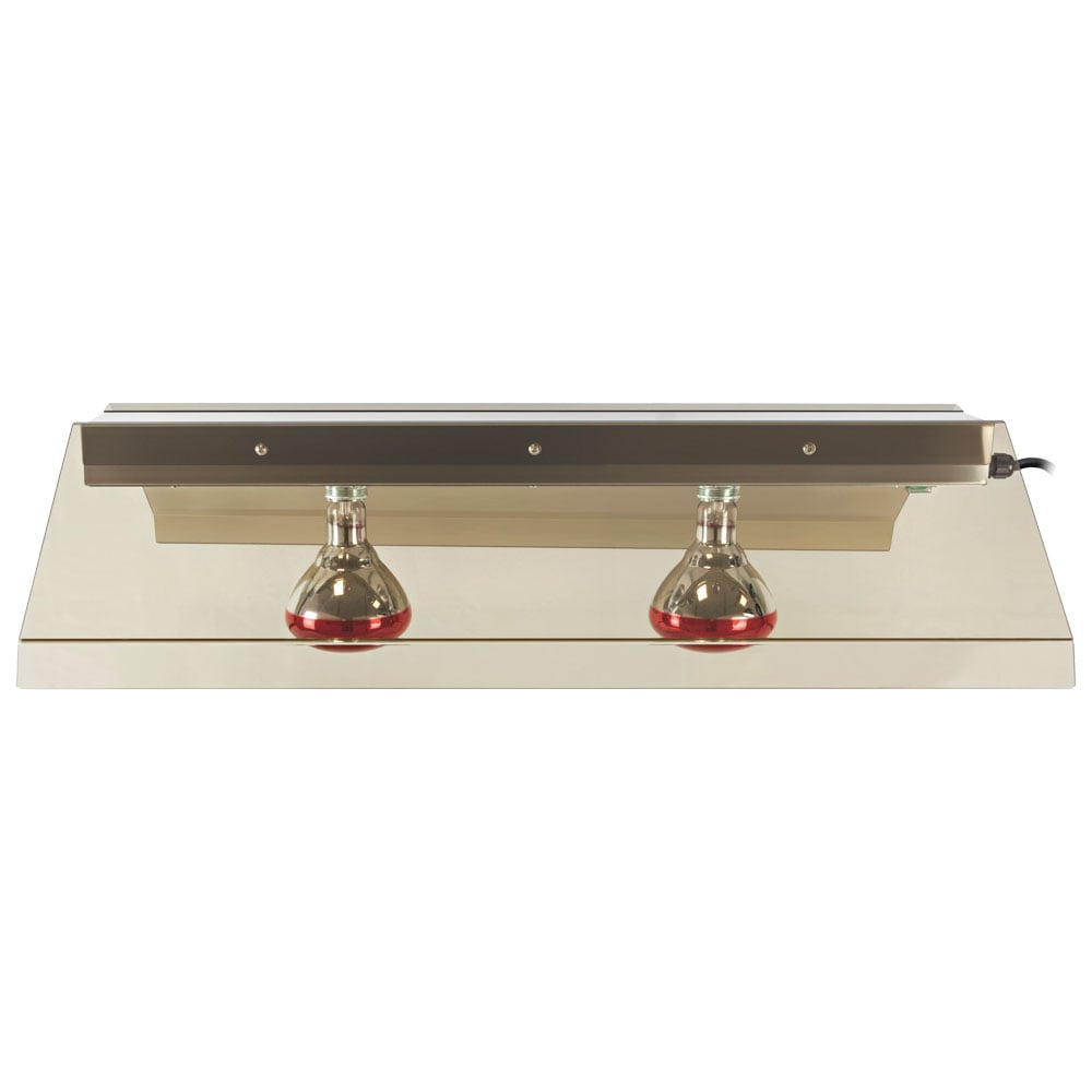 infrared lamps with stainless steel frame for roof-mounting, 2x GN 1/1