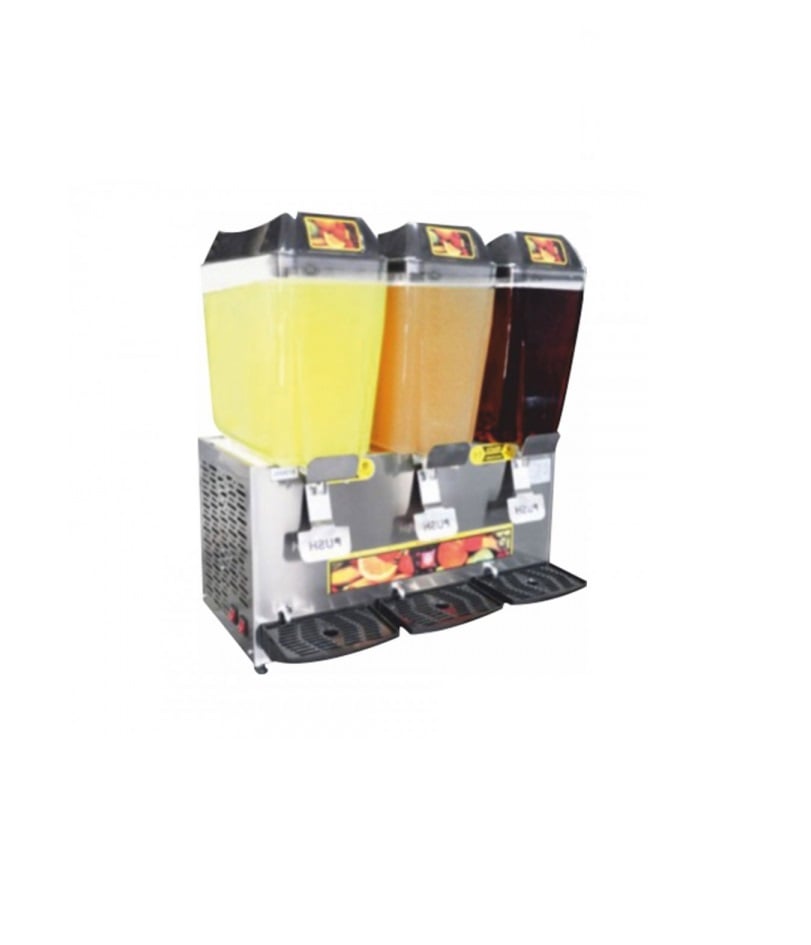 Dozator profesional pentru băuturi reci și sucuri naturale Pimak M085-3 | Uclu-Triple / 20+20+20, 1,1 kW, 230V