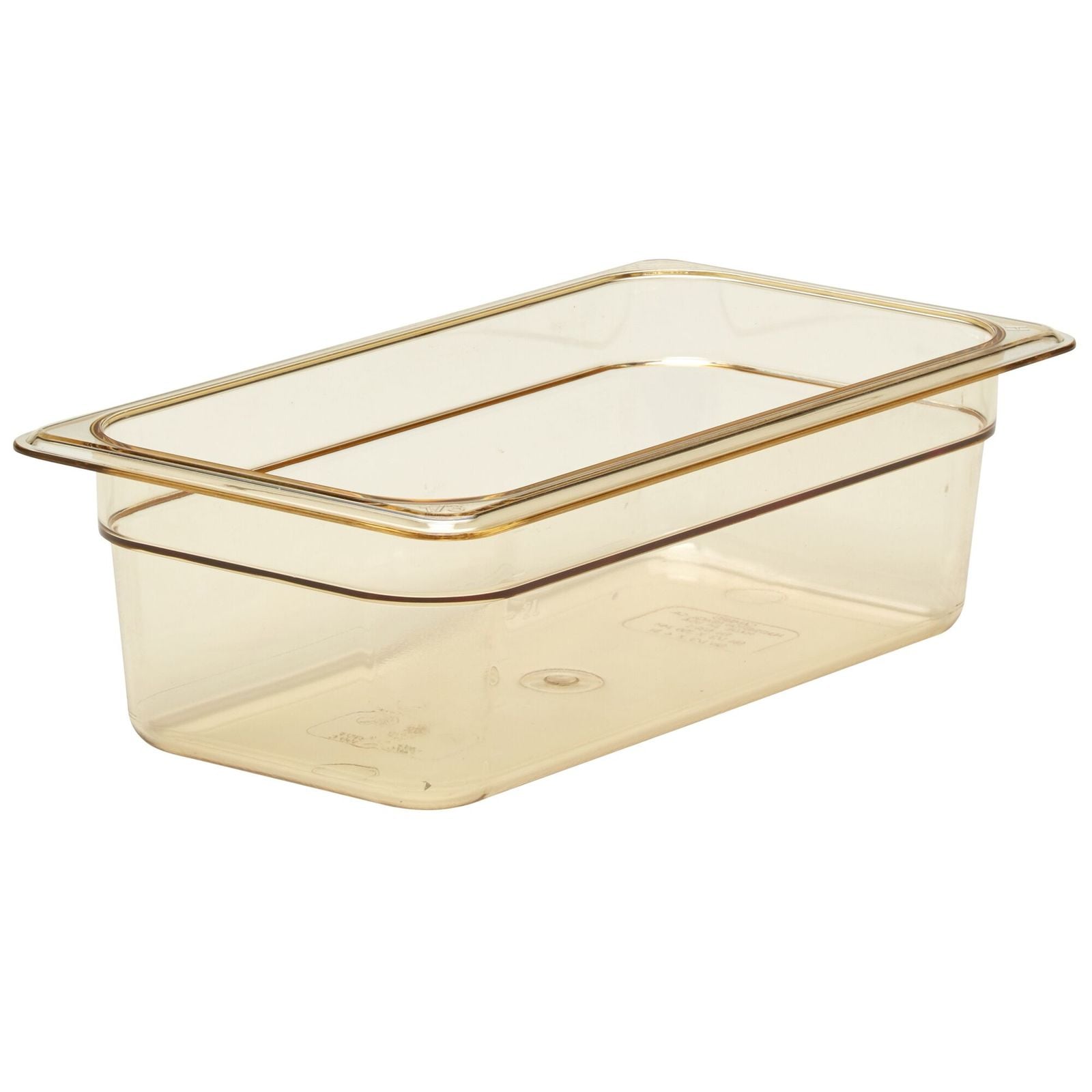 (6 bucăți) CAMBRO | H-PAN™ Recipiente GN rezistente la căldură 1/3 - Chihlimbar - Adâncime 100 mm