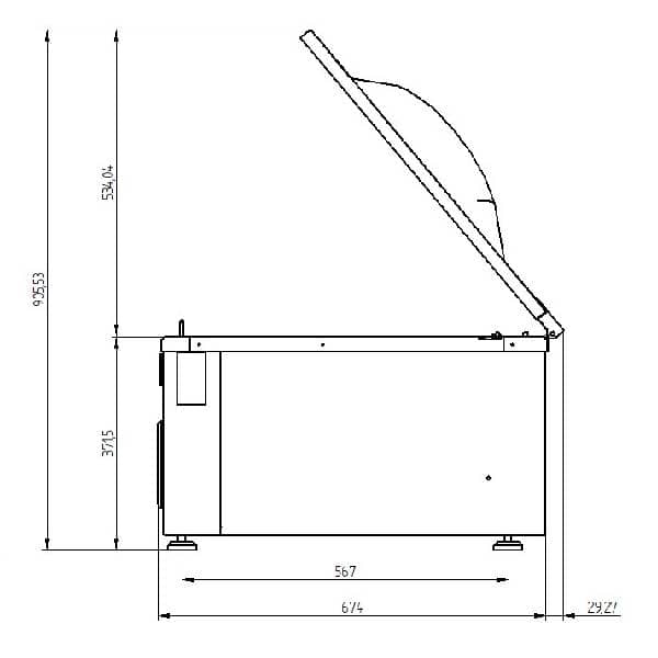 Mașină profesională de ambalat în vid de banc cu 2 bare paralele Waage Smart Professional (Senzorial Color 5 inch & Soft-Air) 2/50, Italia — 5