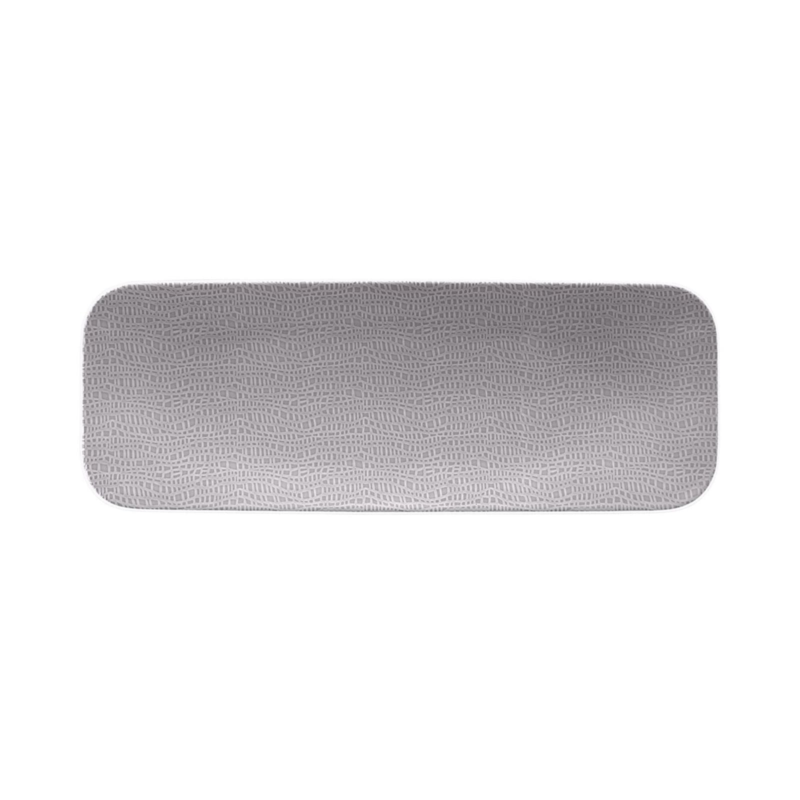 (2 bucăți) SELTMANN WEIDEN | Farfurie plată dreptunghiulară - 380x140mm - Gri