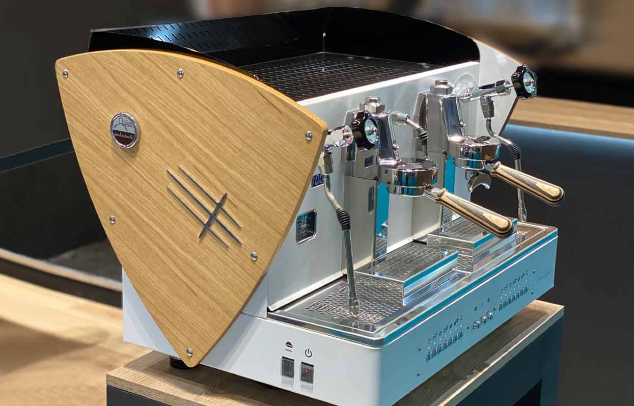 Espressor profesional 3 grupuri Orchestrale Etnica Display TT Automat, boiler 17L flanșat, robineți joystick, Italia — 6