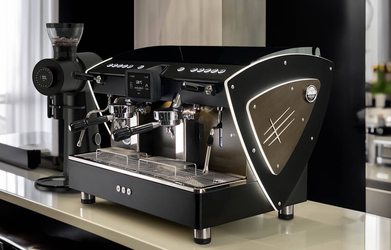 Espressor profesional 2 grupuri Orchestrale Etnica Evolution, PID Touch Screen, Flow-Time, Italia — 6