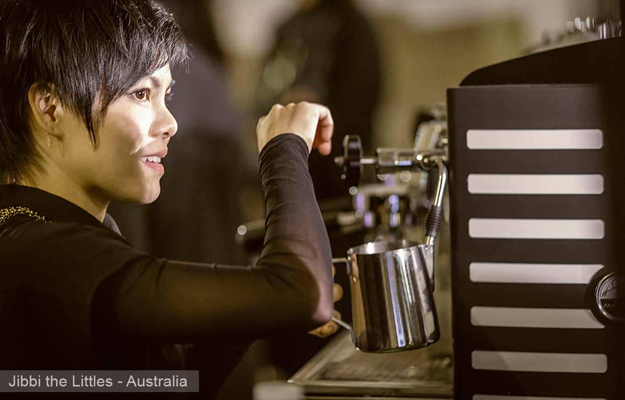 Espressor profesional 2 grupuri Orchestrale Phonica Automat, boiler 12L, design vintage microfon, Italia — 4