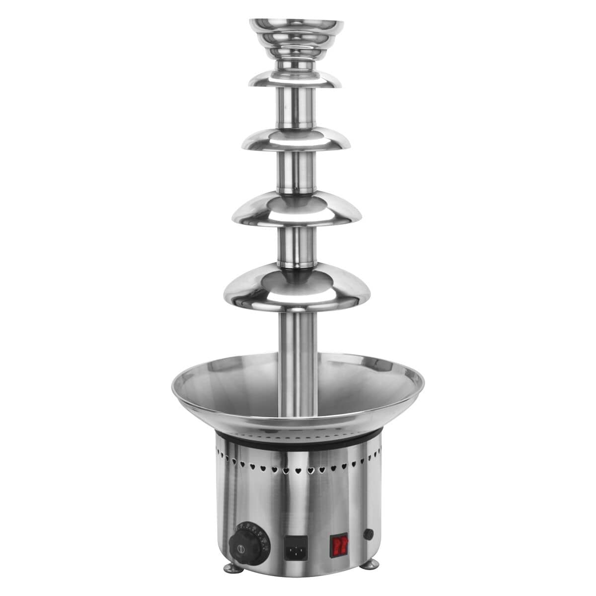 Fântână de ciocolată - 280 W - 5 nivele - Capacitate de umplere: 6 kg - Înălțime: 700 mm — 6