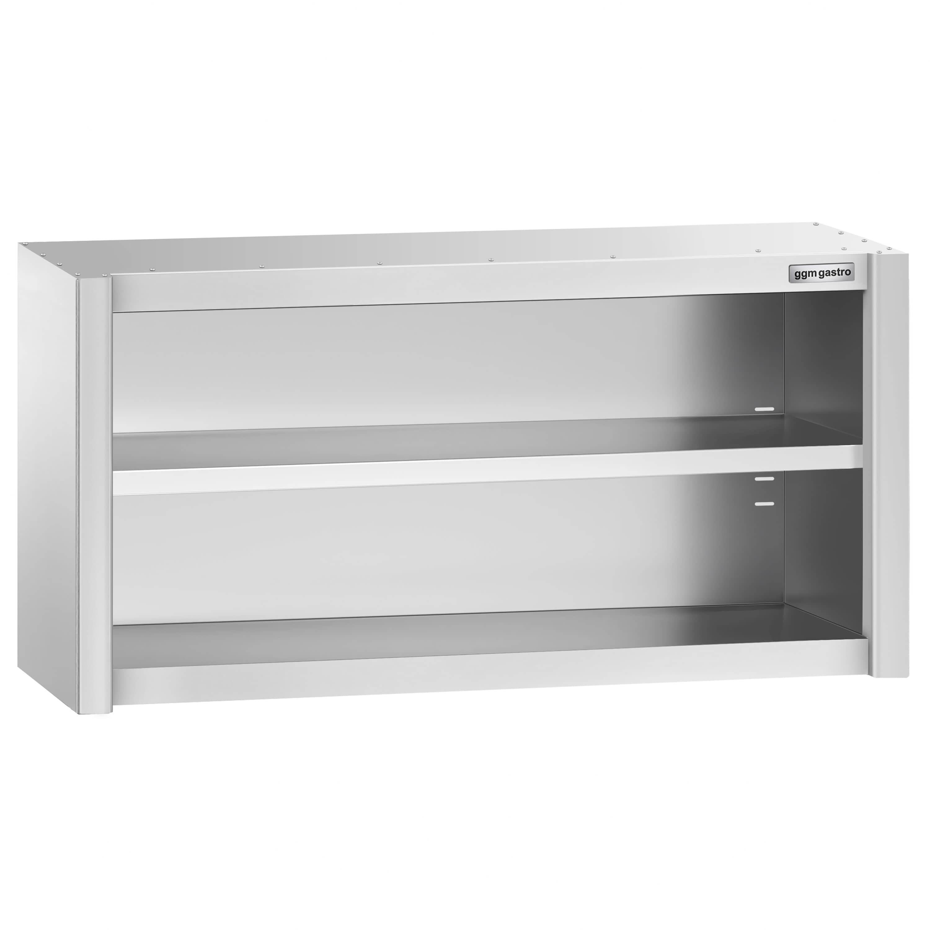 Dulap de perete din oțel inoxidabil PREMIUM - 1200x400 mm - deschis - 650 mm înălțime — 4