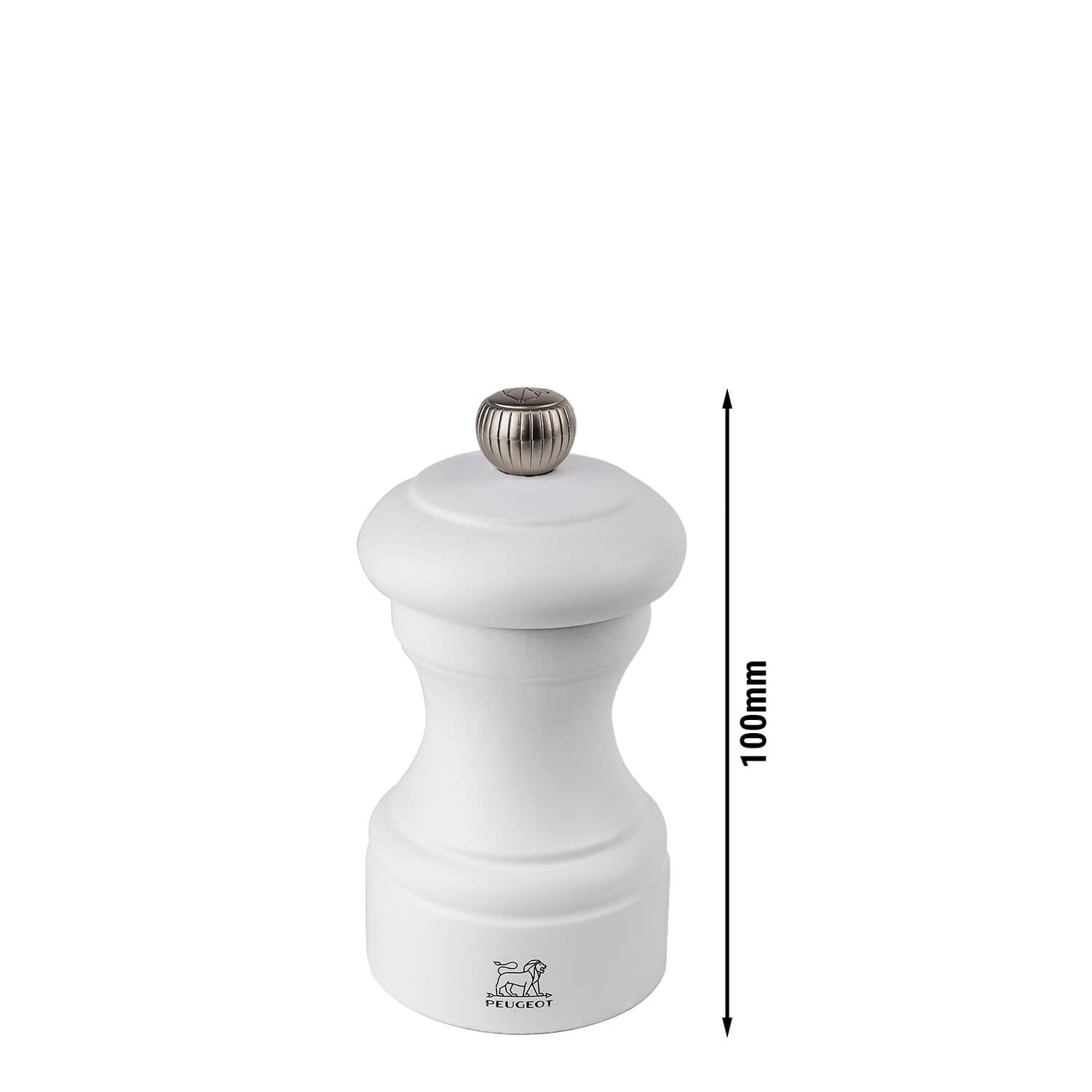 (6 bucăți) PEUGEOT | BISTRO - Râșniță de piper - Lemn - Alb mat - Înălțime: 100 mm — 3