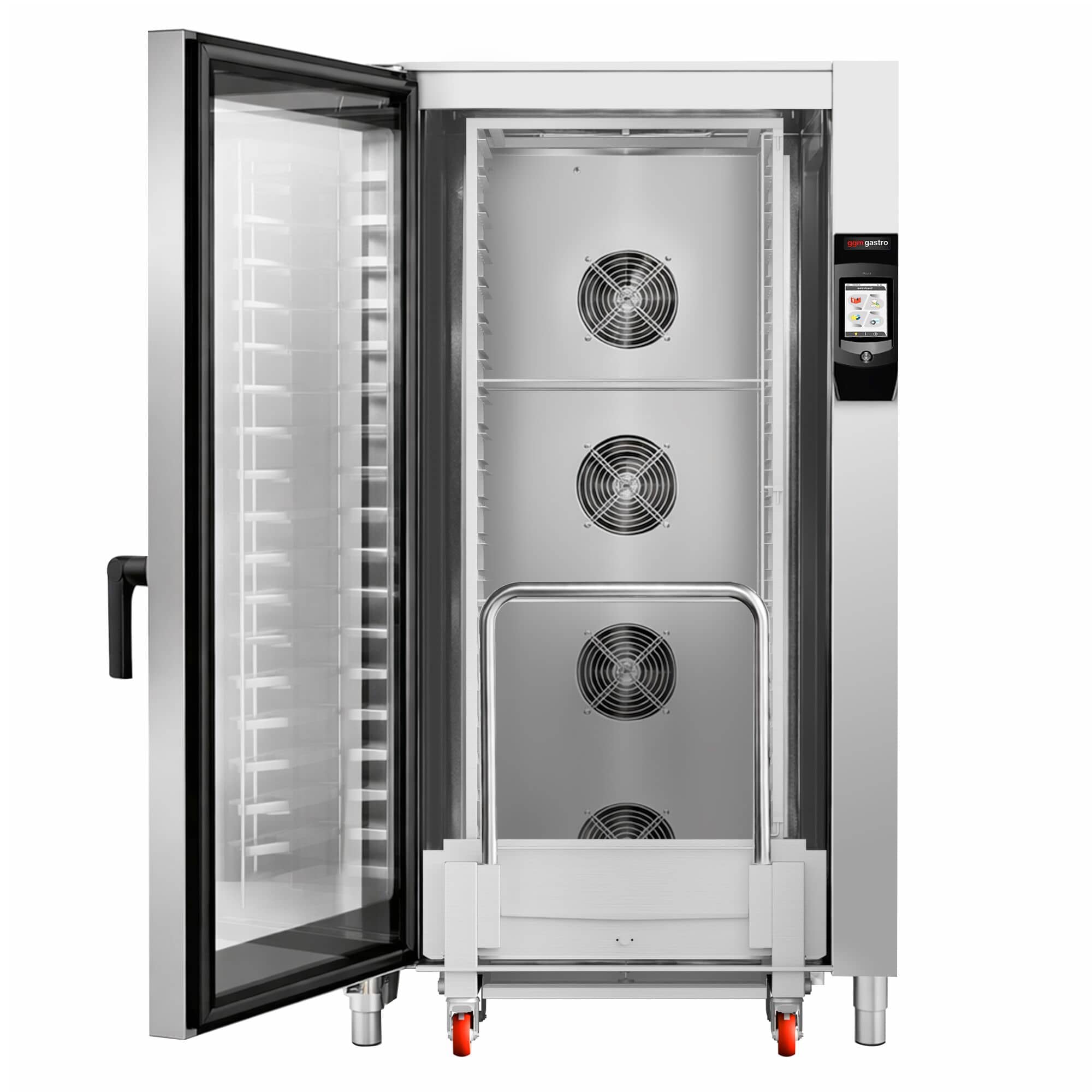Cuptor convecție abur - Touchscreen - Ecran tactil de 7″ - 40x GN 1/1 sau 20x GN 2/1 - incl. Sistem de spălare & Sondă de temperatură - incl. Cărucior pentru tăvi — 5