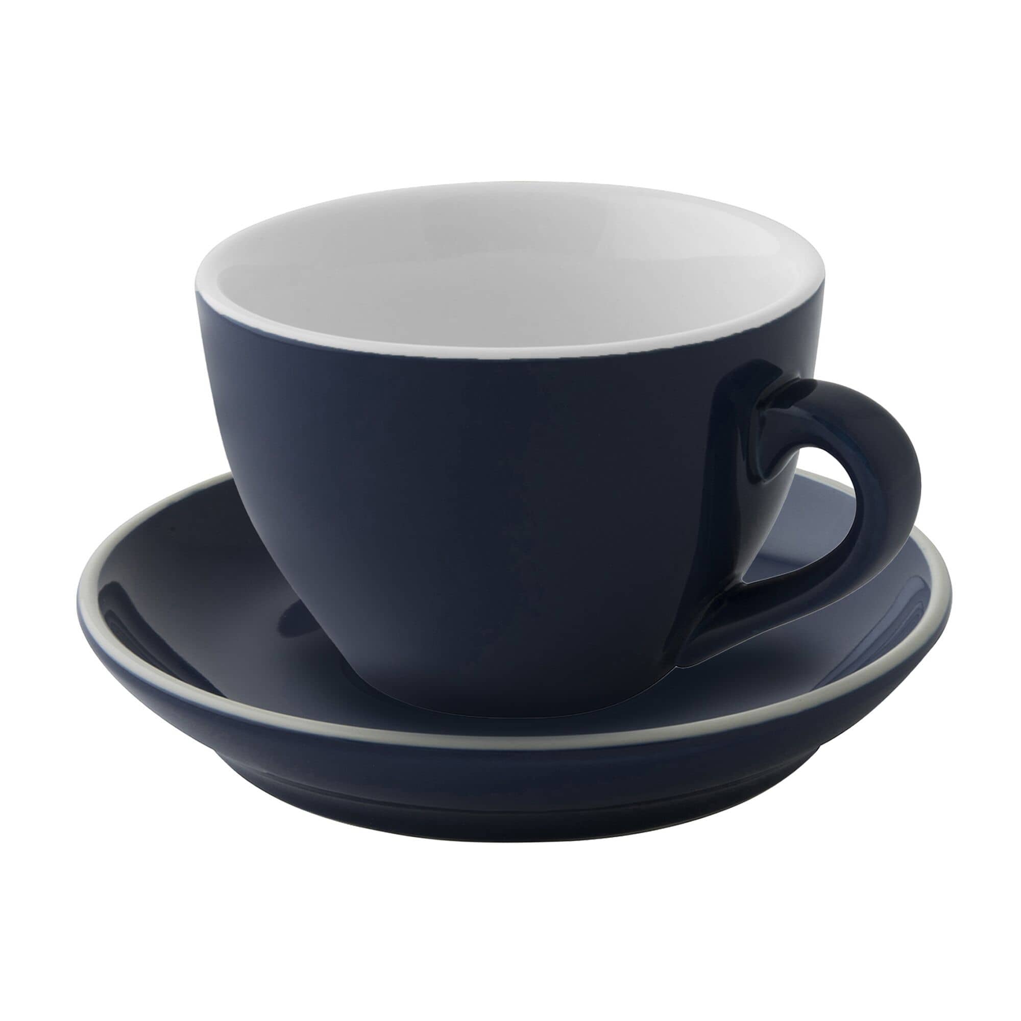 (6 bucăți) COLORS - Ceașcă de cappuccino - 180 ml - Albastru — 4