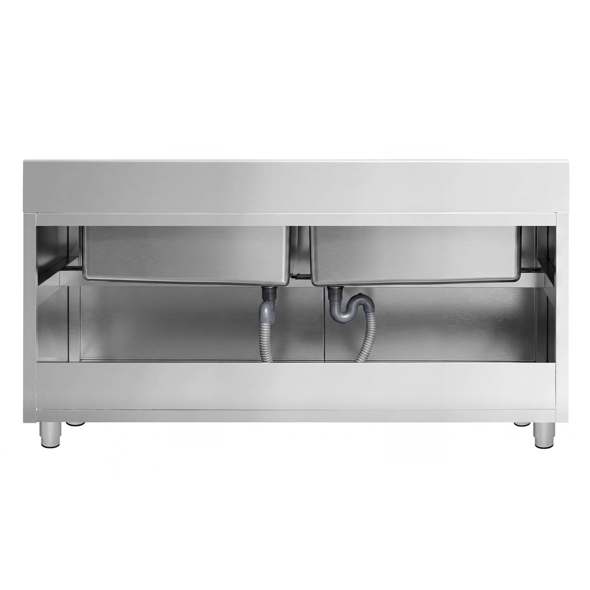 Dulap pentru spălarea vaselor PREMIUM – 1800 x 600 mm – cu 2 chiuvete — 6