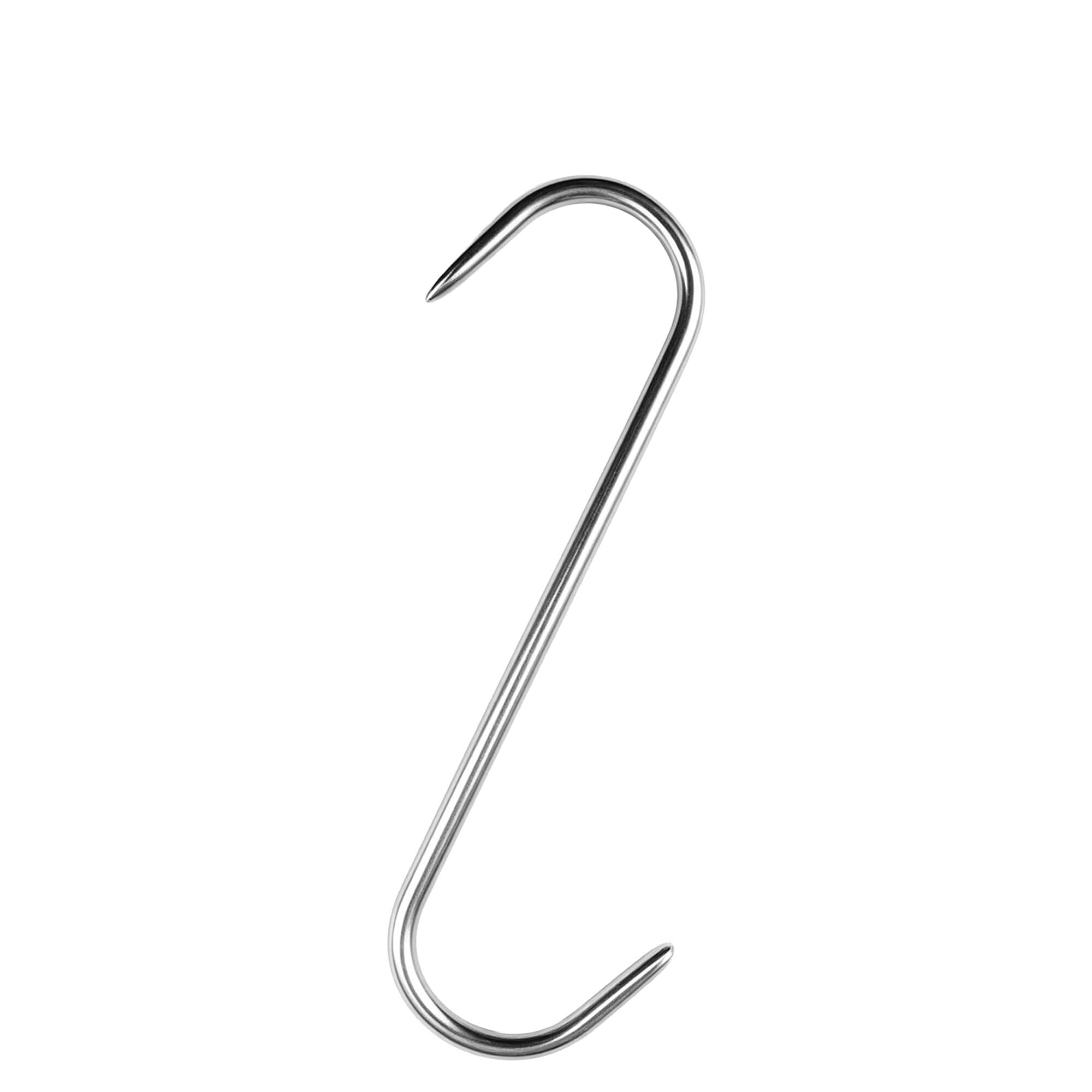 (10 buc) - Cârlige pentru maturarea cărnii - Lungime: 180 mm - Grosime: 5 mm — 2
